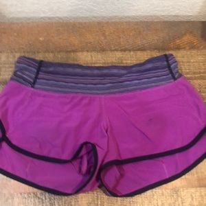 Lululemon speed shorts